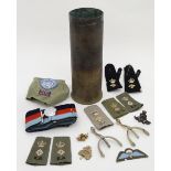 Militaria : A collection of 20thC Military items ,