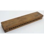 A Cigar maker / mould - Marked Carl Intelmann Kom - Ges ... No. 7733 for 20 cigars.