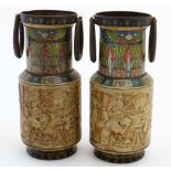 Huntly and Palmer Biscuit Tins : a pair of ' Egyptian ' biscuit tins circa 1924 ,
