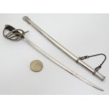 Militaria : A novelty Letter Opener formed as an British Army Officer's sword ,