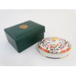 A lidded presentation dish , marked to base 'With Compliments of Sheikh Hasina, Prime Minister,