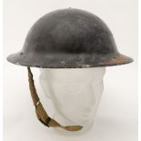 Militaria : A British WWII ' Brodie ' MkII helmet ,