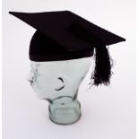 A Shepherd & Woodwood Ltd Christy's London mortar / graduation hat CONDITION: