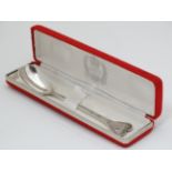 An Elizabeth II Silver Jubilee commemorate spoon hallmarked Birmingham 1977 maker Arthur Price & Co