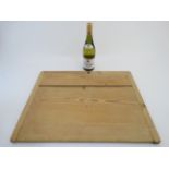 Victorian Pastry Board : a pine pastry tray with wall hanging hole ,