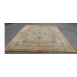 Carpet / Rug : a large circa 1900 carpet ( possibly Irish - though no written provenance ) ,
