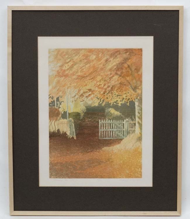 * Michael Carlo 1945, Limited edition print 42 / 200, ' Through the gate 2 ', Signed ,