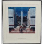 * After Peter Evans XX, Coloured Print, ' Window and shutters'.