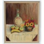 G Hodges XX, Oil on board, Still life, Signed lower right.