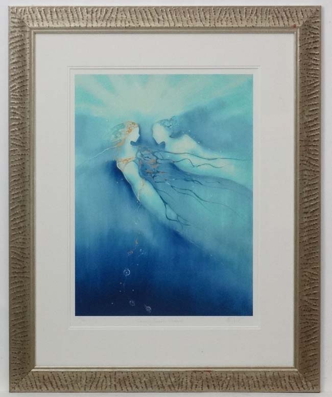 Charlotte Atkinson 1973, Hand embellished Limited edition glicee 37/250,