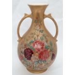 Large vase with hand painted decoration CONDITION: Please Note - we do not make