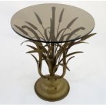 Mid Century Modern : Manner of Coco Chanel , an occasional table , Wheatsheaf style ,