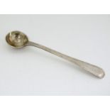 A Victorian silver salt spoon hallmarked 1895 maker Joseph Clarke 4” long (10g)