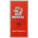 Autograph: Bonnie Langford signed Advertising leaflet for the Musical Theatre production ''42nd