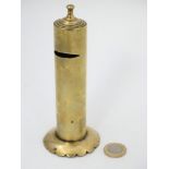 Militaria : A Trenchart Money Box , in postbox form with coin insert ,