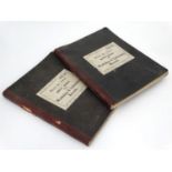 Militaria : Two RAF Ground Crew ' Form 620 - Notebooks for Workshop & Laboratory Records ' ,