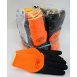 Two packets Industrial latex gloves (24 pairs) CONDITION: Please Note - we do not