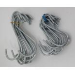 12 No 4 mm + 12 No 6 mm 'S' hooks CONDITION: Please Note - we do not make reference