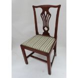 Georgian fruitwood dining Chair CONDITION: Please Note - we do not make reference