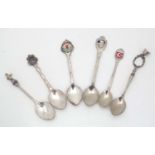 6 various commemorative spoons CONDITION: Please Note - we do not make reference to