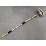 Extendable wash brush with squeegee (3 metres maximum) CONDITION: Please Note - we