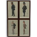 Spy for Vanity Fair, 4 chromolithographs, 'Youth Oct 2 1880 ', 'Energetic Toryism Feby 12 1881 ',