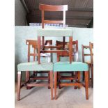 A Harlequin set of 5 Georgian dining chairs CONDITION: Please Note - we do not make