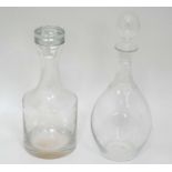 2 decanters CONDITION: Please Note - we do not make reference to the condition of