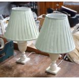 Pair of lamps CONDITION: Please Note - we do not make reference to the condition of