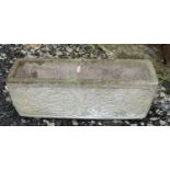 Reconstituted stone trough CONDITION: Please Note - we do not make reference to