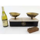 A 19thC French Apothecary's scale-balance;