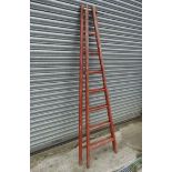 Architectural / Garden Salvage : A late 19thC Kentish Apple-pickers' ladders ,