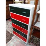 Vintage retro tallboy / chest of drawers CONDITION: Please Note - we do not make