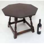 Octagonal occasional table CONDITION: Please Note - we do not make reference to the