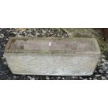 Reconstituted stone trough CONDITION: Please Note - we do not make reference to