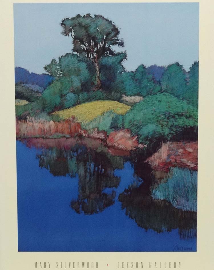 * After Mary Silverwood 1933) American, Coloured print for Leeson Gallery, Landscape. - Image 3 of 4