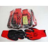 24 Pairs of red Nitro gloves (2 packs) CONDITION: Please Note - we do not make