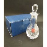 Wychbury crystal decanter/pot and cover CONDITION: Please Note - we do not make