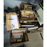 Large quantity of frames, pictures etc.