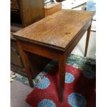 C1900 Fold over tea table CONDITION: Please Note - we do not make reference to the