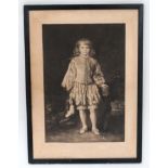 J R Dicksee (1817-1905), Pencil signed Monochrome engraving, Medieval Royal Prince,