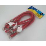 Packet of six 24" Bungee cords CONDITION: Please Note - we do not make reference to