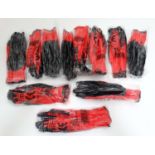 12 Pairs of Red Nitro Gloves (1 pack) CONDITION: Please Note - we do not make