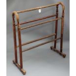 19thC Towel rail CONDITION: Please Note - we do not make reference to the condition