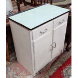 Vintage Retro 1950s kitchen cabinet with Formica top CONDITION: Please Note - we