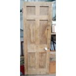 Stripped pine internal door CONDITION: Please Note - we do not make reference to