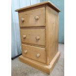 Pine bedside cabinet CONDITION: Please Note - we do not make reference to the