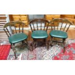 3 pub chairs CONDITION: Please Note - we do not make reference to the condition of
