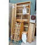 Pine bunk bed sections CONDITION: Please Note - we do not make reference to the