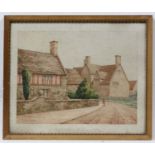 E. DuPlessis Herne, Watercolour, ' Haydon's Corner Weston Under Edge ', Signed lower left and titled